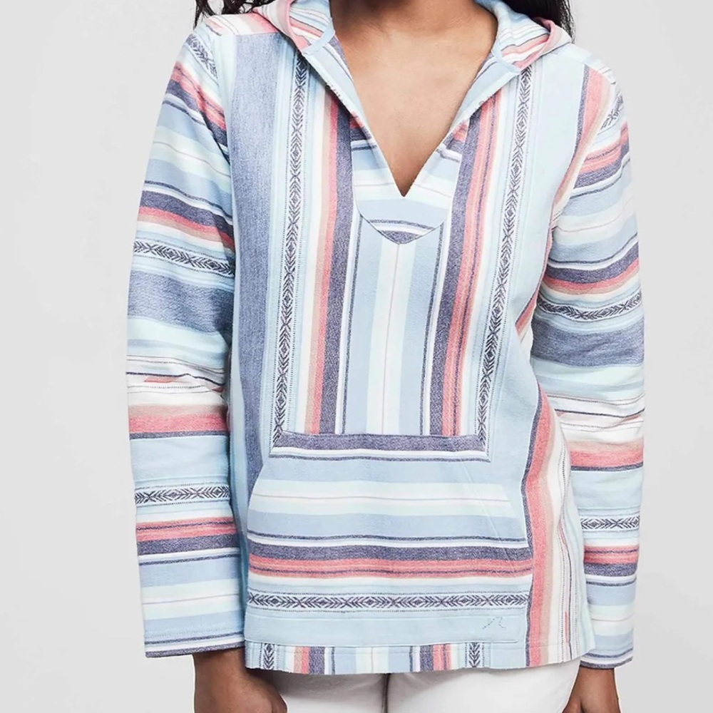 Faherty Baja Poncho Size L